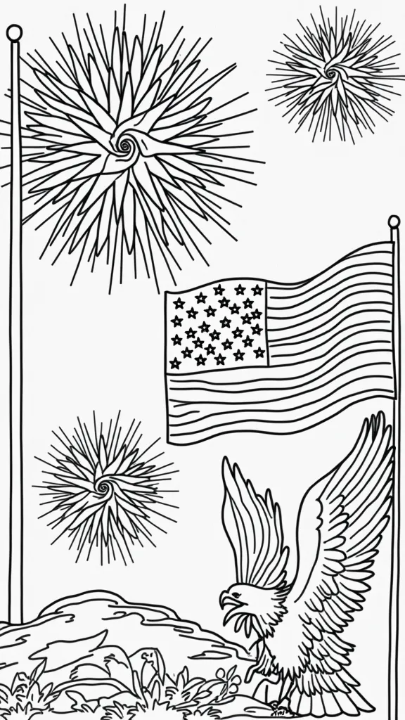 4th coloring pages